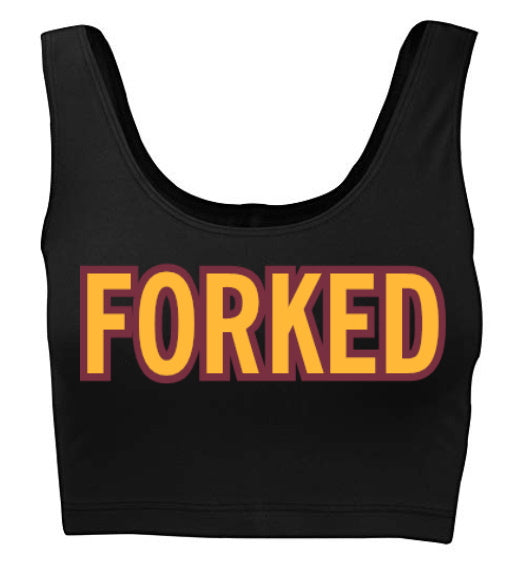 Forked Tank Crop Top (Available in 2 Colors)