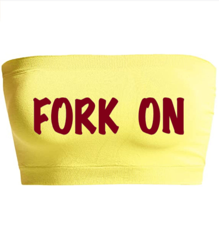 Fork On Seamless Bandeau (Available in 3 Colors)