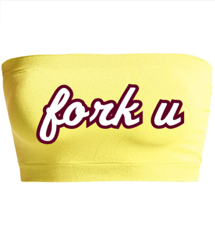 Fork U Seamless Bandeau (Available in 2 Colors)