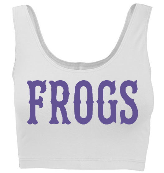 Frogs Tank Crop Top (Available in 2 Colors)