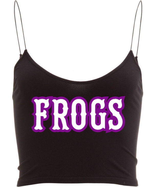 Ribbit Seamless Skinny Strap Crop Top (Available in 2 Colors)