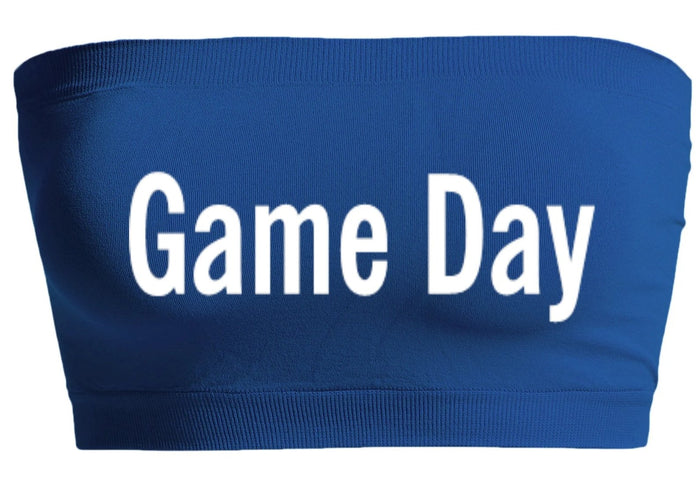 Game Day Seamless Bandeau (Available in 2 Colors)
