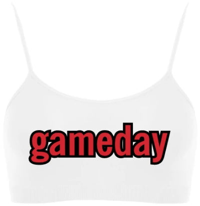 Gameday Seamless Spaghetti Strap Super Crop Top