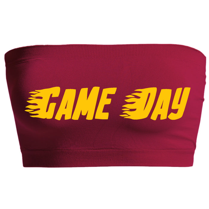 Game Day Flames Seamless Bandeau (Available in 3 Colors)