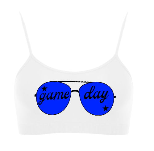 Game Day Seamless Spaghetti Strap Super Crop Top