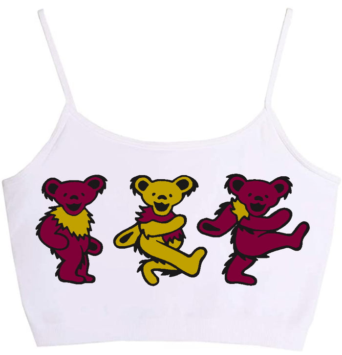 Game Day Teddies Seamless Crop Top (Available in 2 Colors)