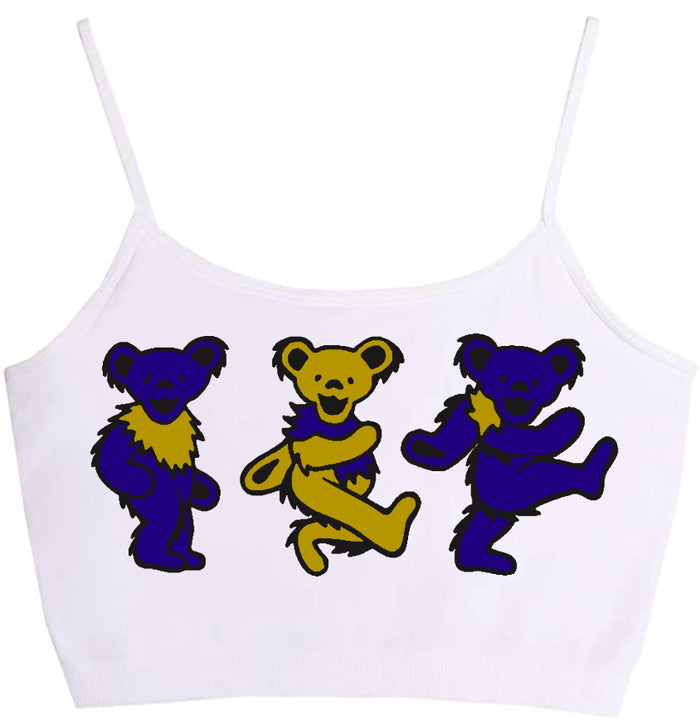 Game Day Teddies Seamless Crop Top