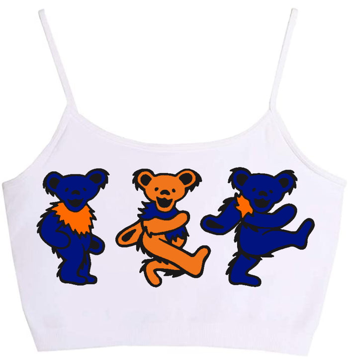 Game Day Teddies Seamless Crop Top