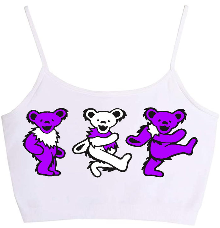 Game Day Teddies Seamless Crop Top (Available in 2 Colors)