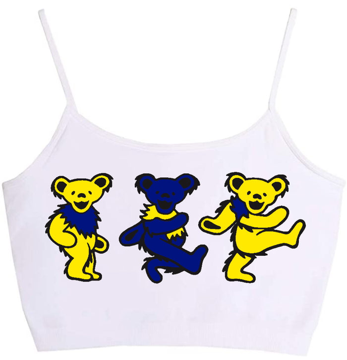 Game Day Teddies Seamless Crop Top