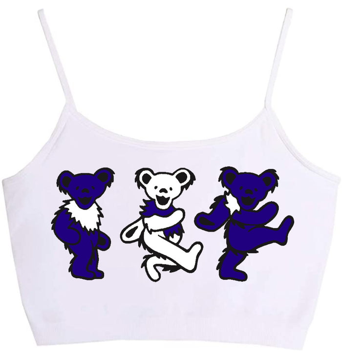 Game Day Teddies Seamless Crop Top