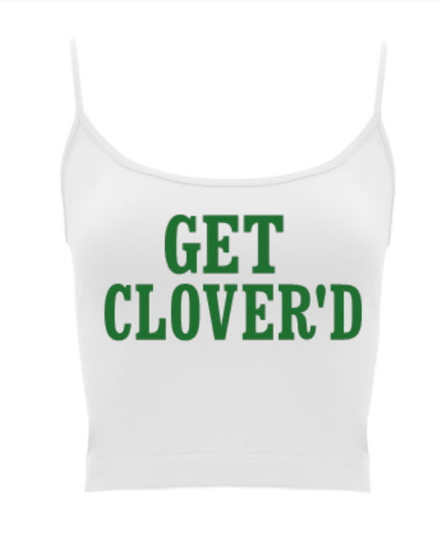 Get Clover'd Seamless Crop Top (Available in 2 Colors)