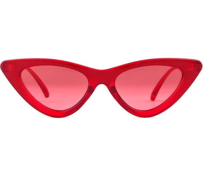 Red Cat Eye Sunglasses