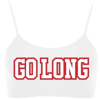 Go Long Seamless Spaghetti Strap Super Crop Top (Available in Two Colors)