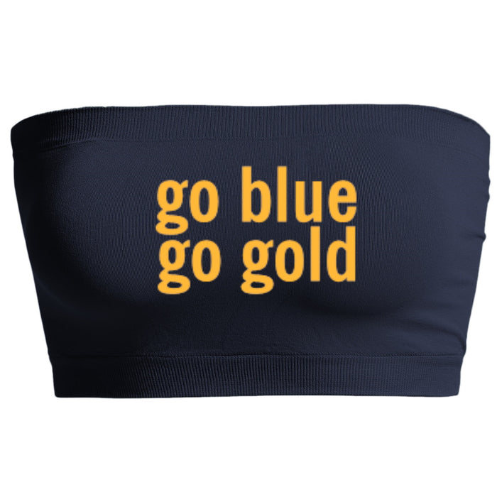 Go Blue Go Gold Seamless Bandeau (Available in 2 Colors)