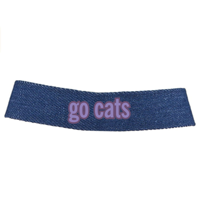 Go Cats Denim Choker