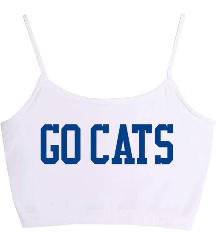 Go Cats Seamless Crop Top