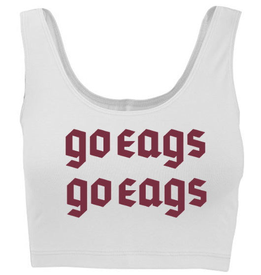 Let's Go Tank Crop Top (Available in 2 Colors)