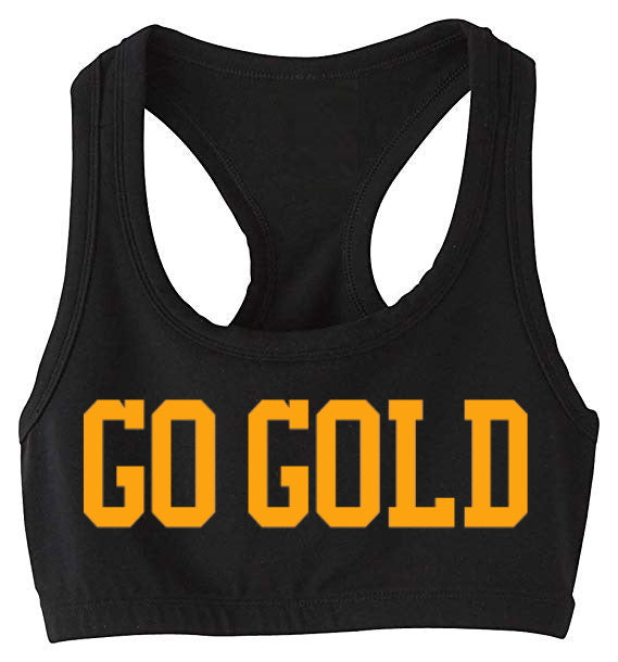 Go Gold Racerback Sports Bra