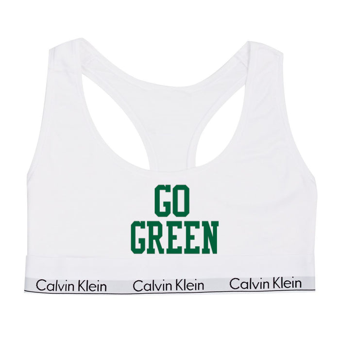 Go Green Glitter Cotton Bralette (Available in 2 Colors)