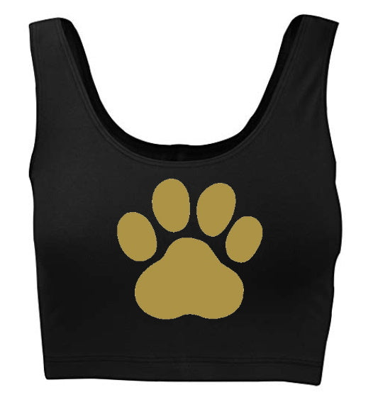Pawsitively Adorable Tank Crop Top (Available in 2 Colors)