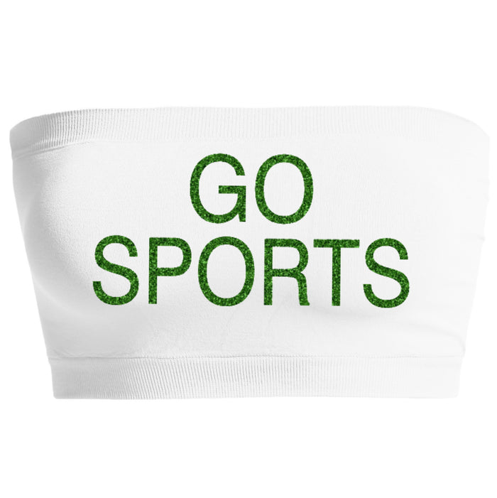 Go Sports Glitter Seamless Bandeau (Available in 2 Colors)