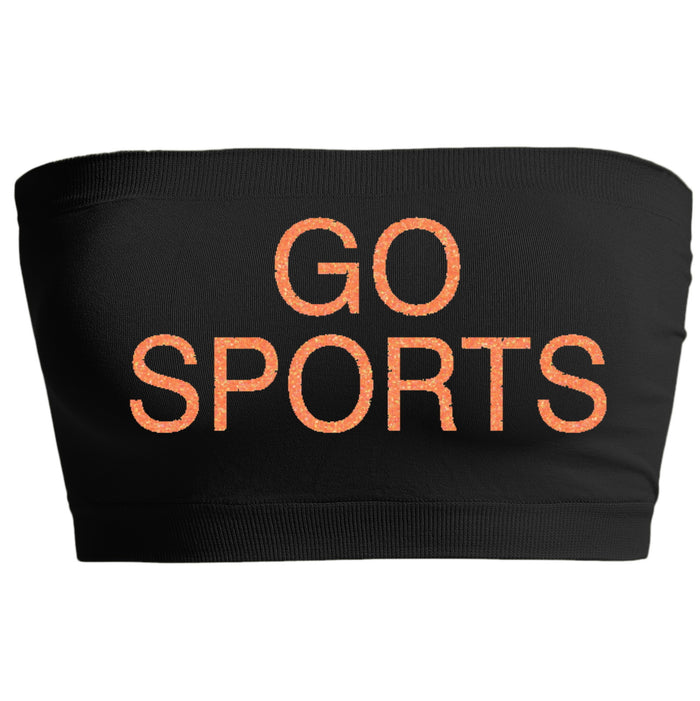 Go Sports Glitter Seamless Bandeau (Available in 3 Colors)