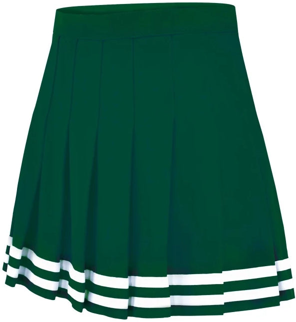 Green pleated deals cheerleading skirt