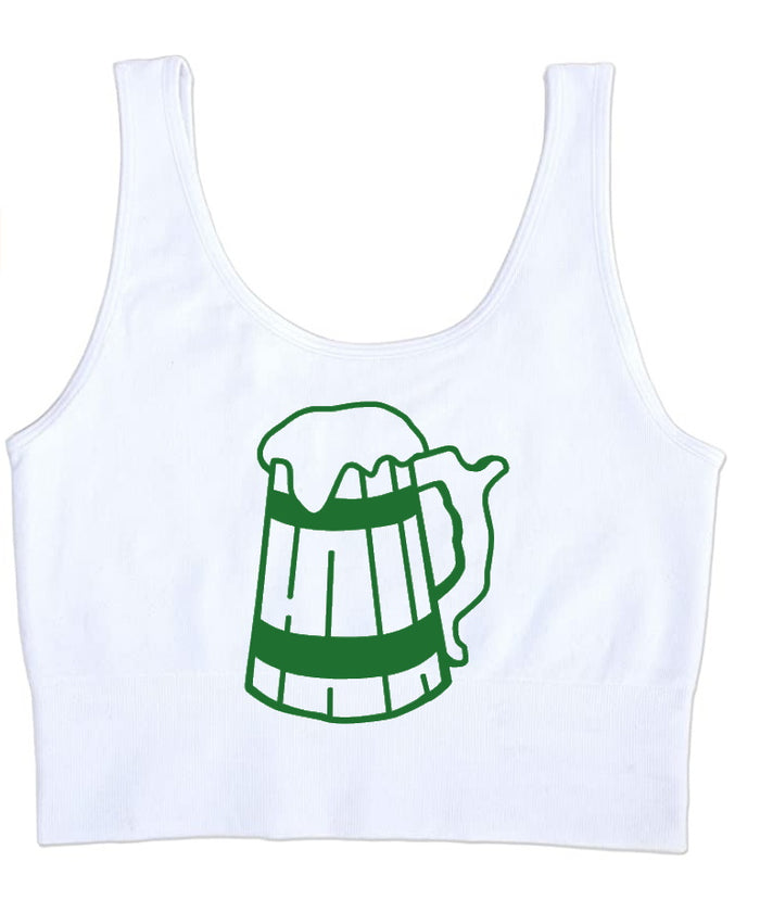 Bottoms Up Seamless Tank Crop Top (Available in 2 Colors)