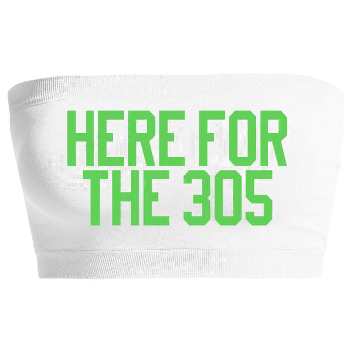 Here For The 305 Seamless Bandeau (Available in 2 Colors)