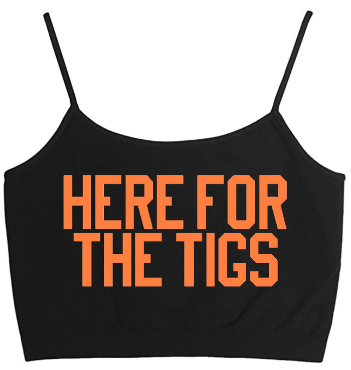Here For The Tigs Seamless Crop Top (Available in 2 Colors)
