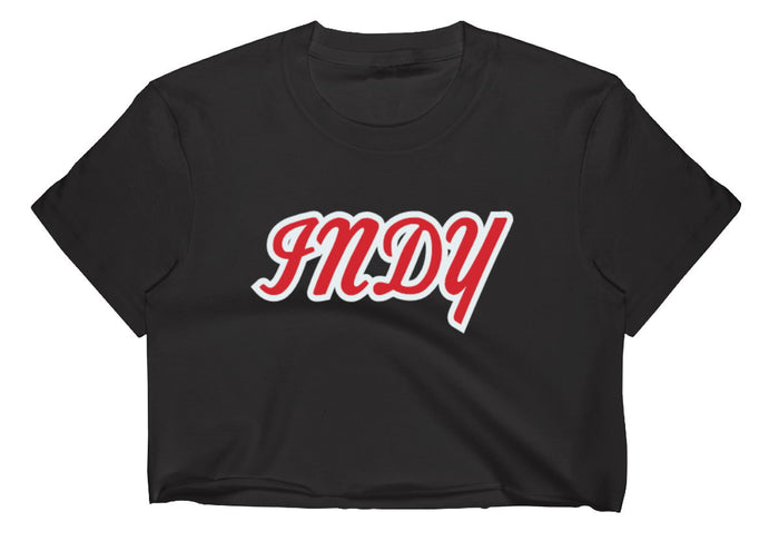 Indy Raw Hem Cropped Tee