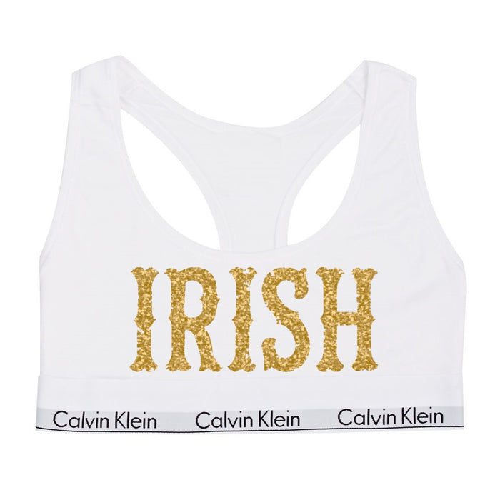 Irish Glitter Cotton Bralette (Available in 3 Colors)