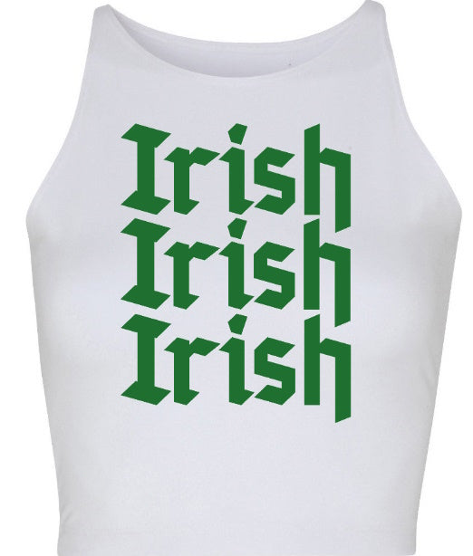 Irish Irish Irish Seamless Crop Top