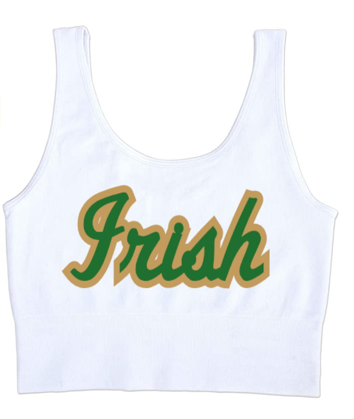 Irish Seamless Tank Crop Top (Available in 2 Colors)