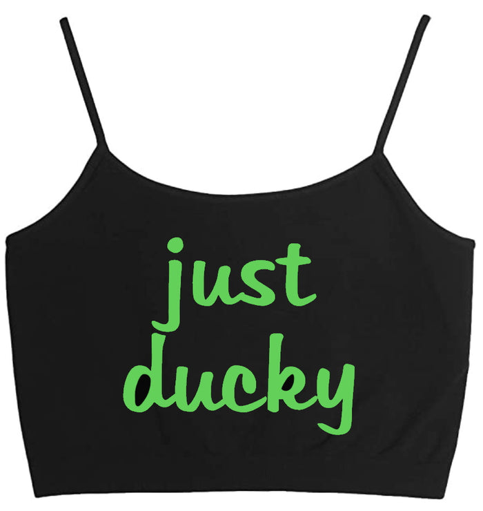 Just Ducky Seamless Crop Top (Available in 2 Colors)