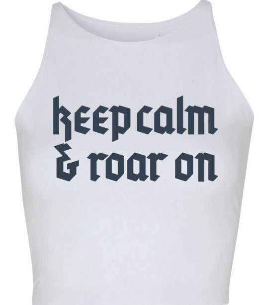 Keep Calm Seamless Crop Top