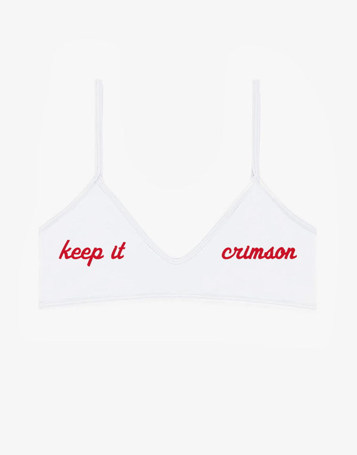 Keep It Crimson Bralette (Available in 2 Colors)