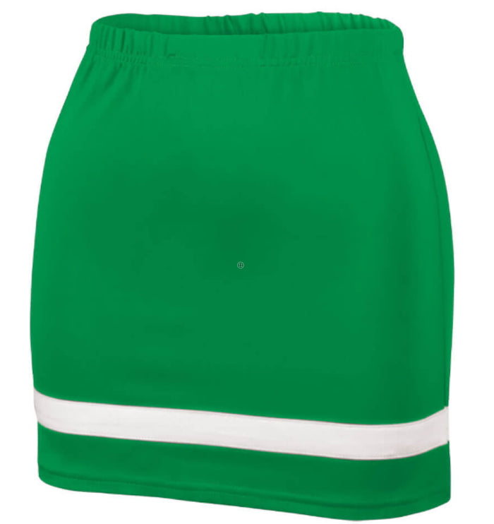 Kelly Green Fitted A-Line Cheer Skirt