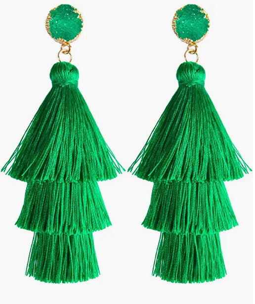 Kelly green earrings deals