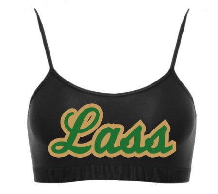 Lass Seamless Spaghetti Strap Super Crop Top (Available in 2 Colors)