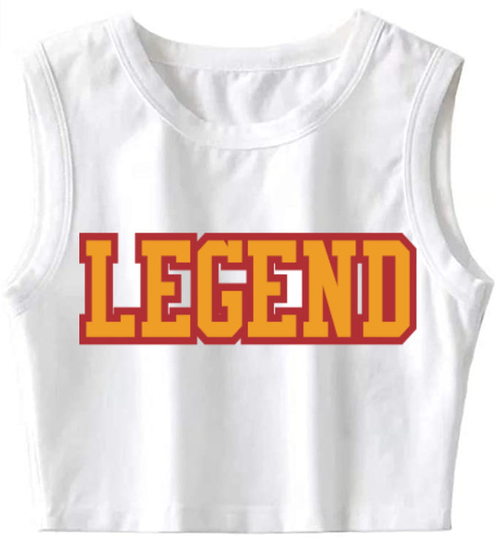 Legend The Ultimate Sleeveless Crop Top (Available in 2 Colors)