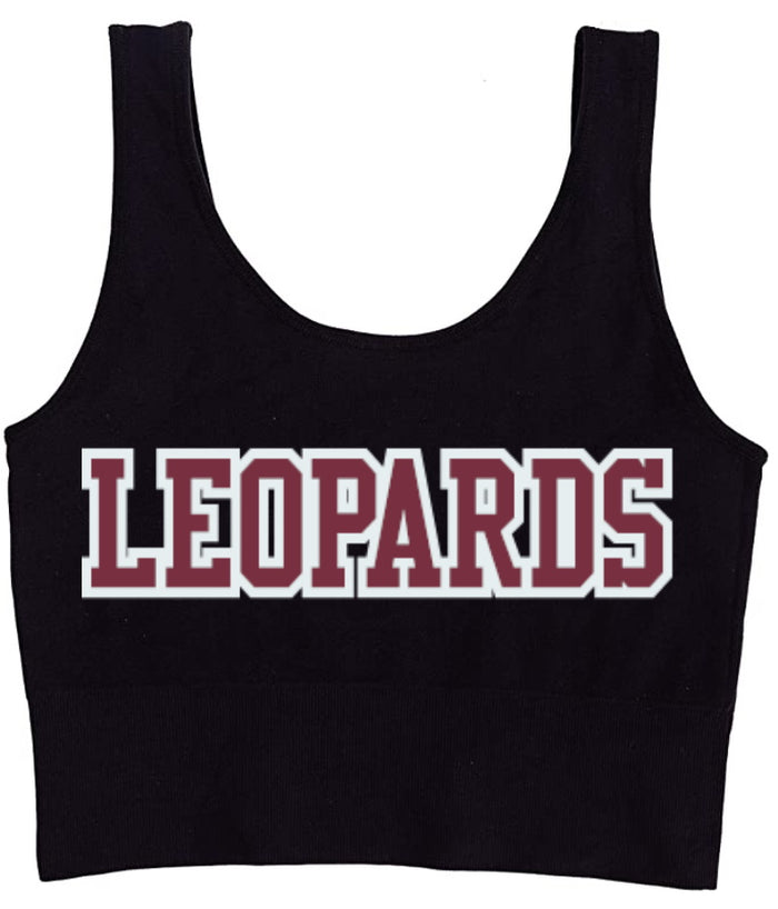 Leopards Seamless Tank Crop Top