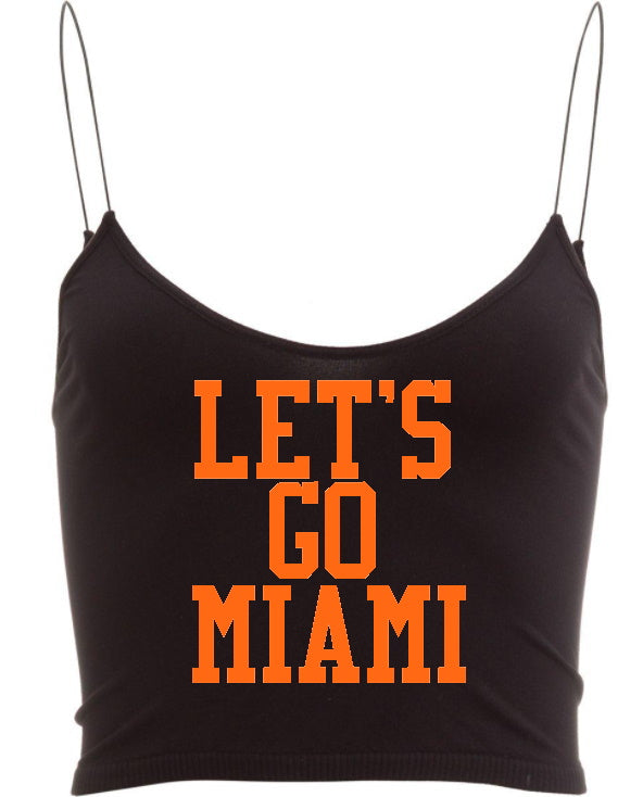 Let's Go Seamless Skinny Strap Crop Top (Available in 2 Colors)