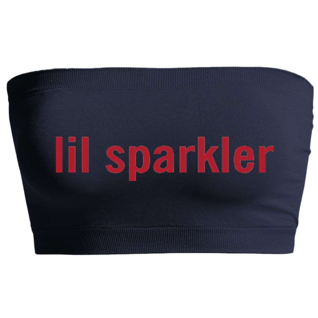 Lil Sparkler Glitter Seamless Bandeau (Available in 2 Colors)