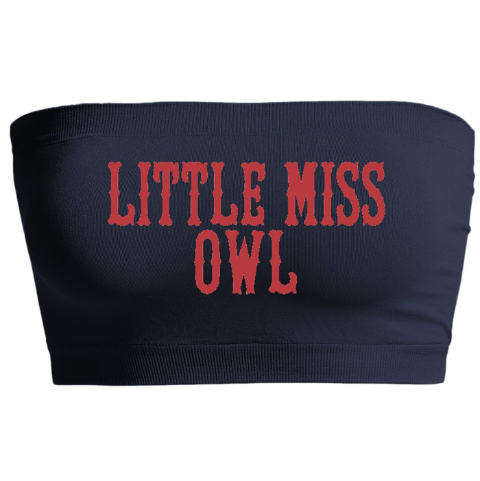 Little Miss Owl Seamless Bandeau (Available in 2 Colors)