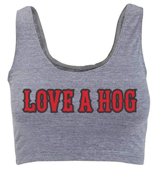 Love A Hog Tank Crop Top (Available in 2 Colors)