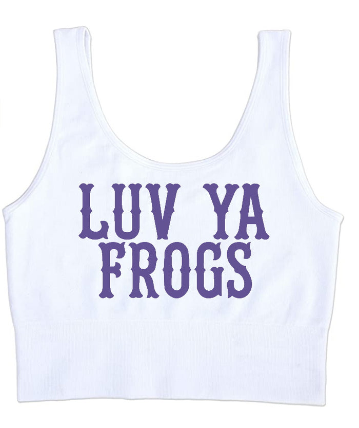 Luv Ya Seamless Ribbed Tank Crop Top (Available in 2 Colors)