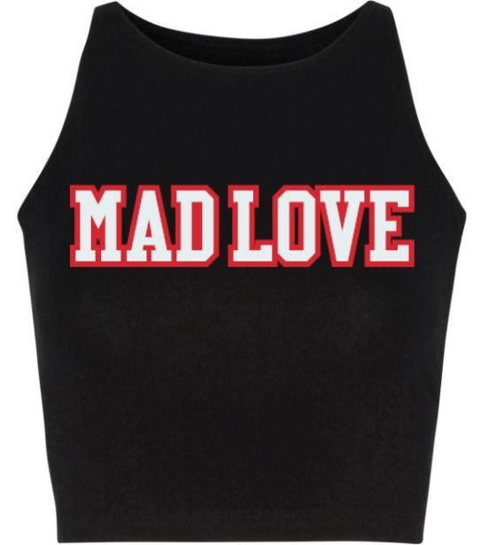 Mad Love Sleeveless Crop Top