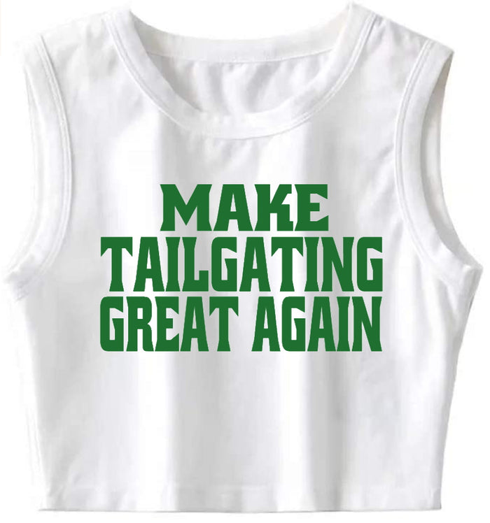 Make Tailgating Great Again Crop Top (Available in 2 Colors)